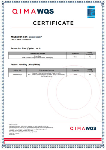 Changlong Certificate